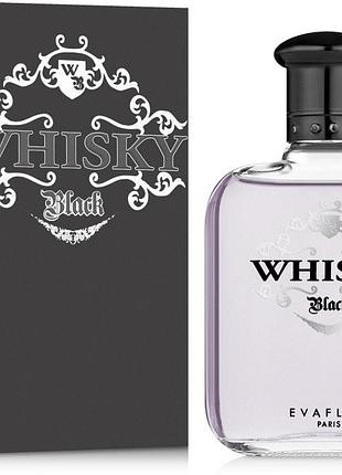 Туалетна вода чоловіча whisky black evaflor 100 мл віскі блек