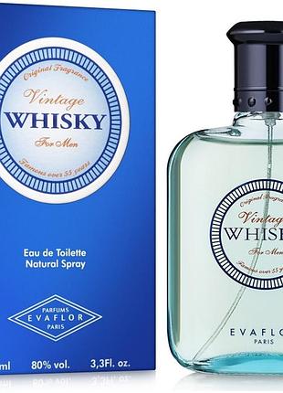 Туалетная вода мужская whisky vintage evaflor 100 мл виски винтаж