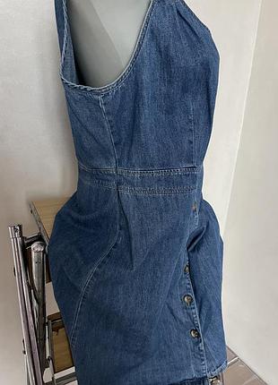 Платье сарафан джинсовое 50р 3