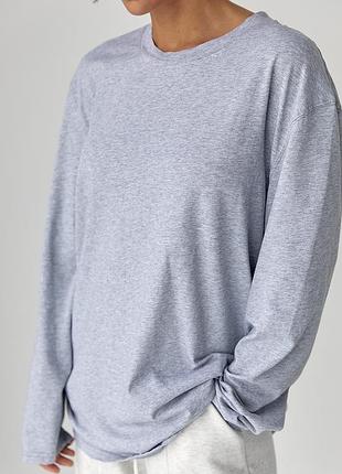Однотонний базовий лонг oversize 4