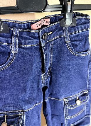 Джинси 👖 карго для дівчинки 2