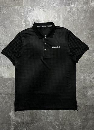 Поло ральф лаурен оригінал rlx ralph lauren мужская футболка шведка l
