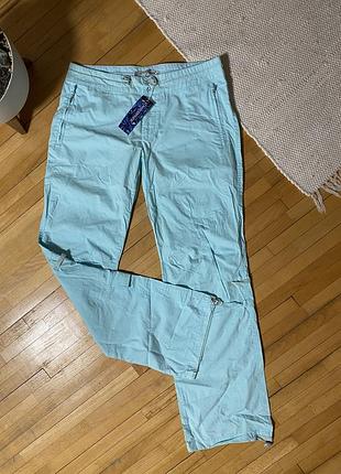 Легкі штани-трансформери chicorée, нові з біркою, модель haiti pants, ніжний бірюзовий колір, ідеальні для подорожі.