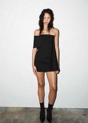Чорна сукня zara