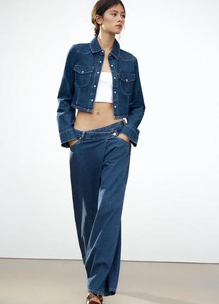 Джинси  zara на запах xxs, xs, s, m, l 6045/040/401