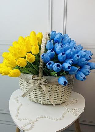 Тюльпани латексні, штучні квіти