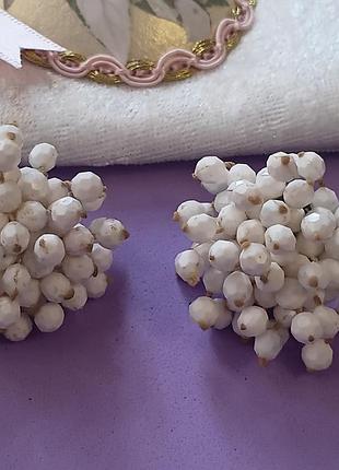 Винтажные серьги из целлулоида..англия.