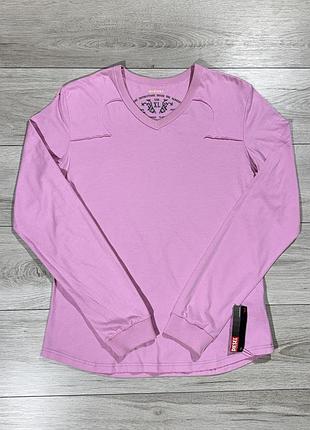 Жіноча кофта лонгслів дізель diesel lyri graphic pink, xl, оригінал