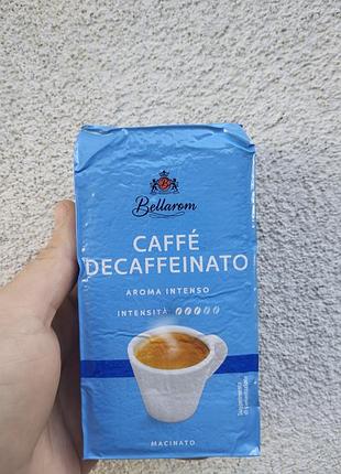 Молотый кофе без кофеина bellarom caffè decaffeinato 250 г – декофеинизированный кофе германия