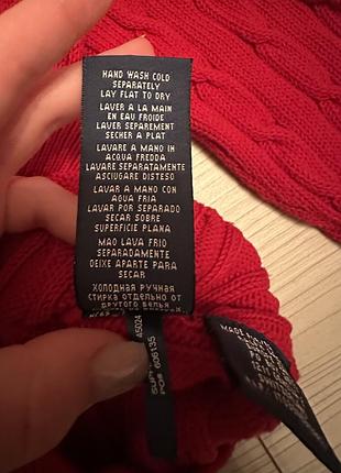 Светр червоний ralph lauren 4