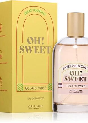 Oh! sweet gelato vibes туалетная вода для женщинv oriflame, 50 мл
