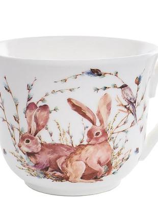 Чашка фарфоровая easter time 400 мл 1985-233