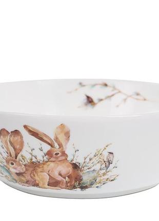 Салатник фарфоровый easter time 1500 мл 22х7 см 1985-226