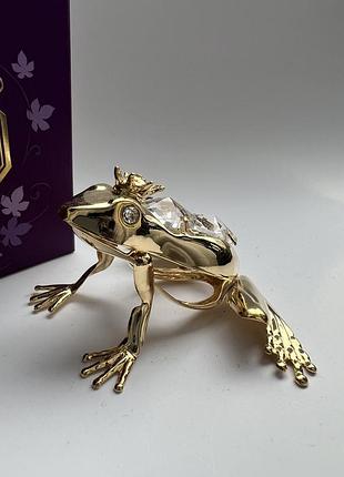 Фигурка с камнями swarovski царевна-лягушка 6 см 1602753