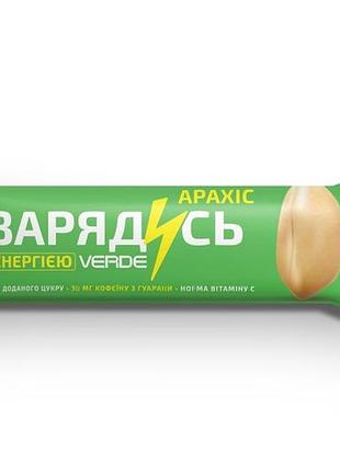 Батончик зарядись, гуарана-арахіс, 30 г