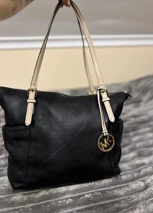 Сумка шкіряна michael kors jet set, б/у