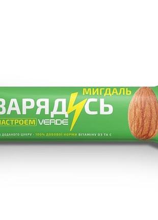 Батончик зарядись, вітамін d3-мигдаль, 30 г