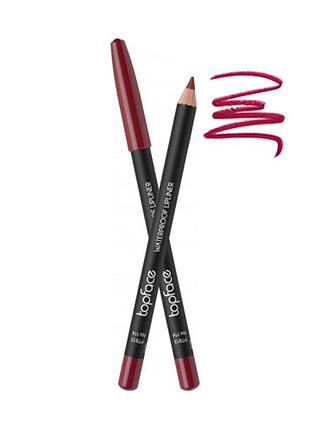 Олівець для губ водостійкий "waterproof lipliner" pt613 [114]