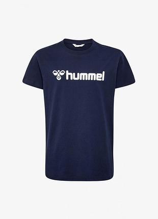 Футболка с логотипом для мальчика hummel lidl 205583-1 152 см (11-12 years) темно-синий