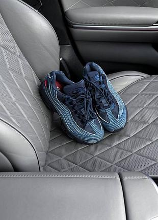 New кроссовки nike air max 95 x levi’s blue • вьетнам • текстиль •