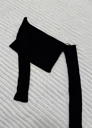 Топ в рубчик zara