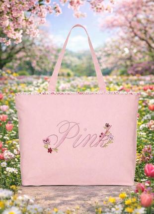 Сумка pink victoria’s secret вікторія сікрет виктория сикрет