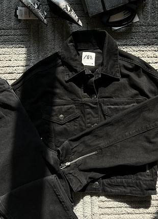 Джинсова куртка zara