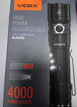 Фонарь фонарик б/у videx vlf-a406