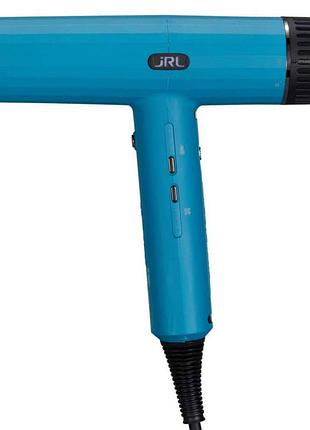 Фен jrl forte pro 2200w, 100 000 об/в хв блакитний + браші у подарунок jrl-fp2020hd