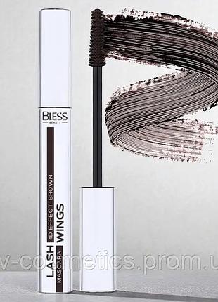 Bless туш для вій коричнева lash wings brown