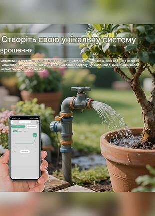 Датчик температури та вологості ґрунту tuya zigbee з z2m, тестер температури грунту термостат рослин у горщиках теплиць тестер гігрометр 8