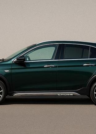 Полный комплект окантовки окон нержавейка для fiat tipo cross 2021- гг