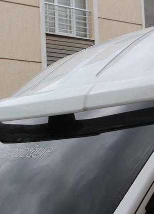 Козирьок на лобове скло v2 (2019-2026, на клей, під фарбування) для ford transit 2014- рр