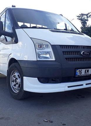 Нижняя накладка на передний бампер (2006-2014, узкая) для ford transit