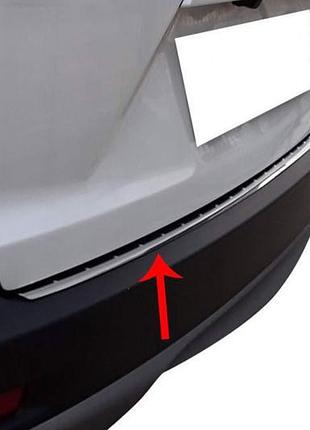 Накладка на задній бампер (нерж) для honda crv 2017-2022 рр