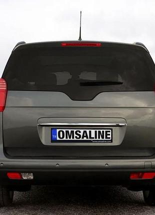Хром планка над номером omsaline (нерж) для peugeot 5008 2009-2016 рр