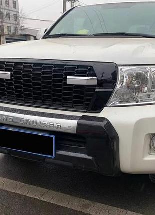 Решетка радиатора с надписью 2012-2016 (gr sport) для toyota land cruiser 200