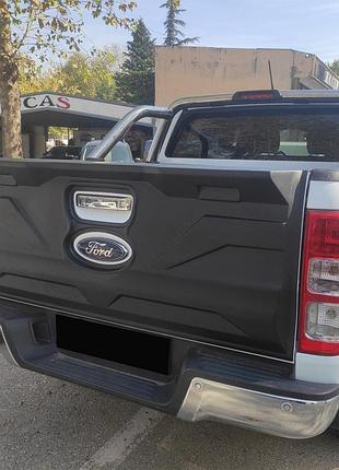 Накладка на заднюю крышку багажника cappafe (2015-2026, abs) для ford ranger