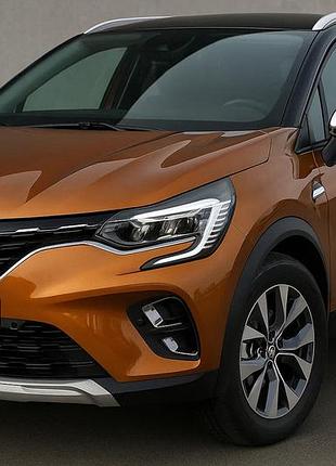 Накладки на зеркала (2 шт, нержавейка) для renault captur 2019- гг
