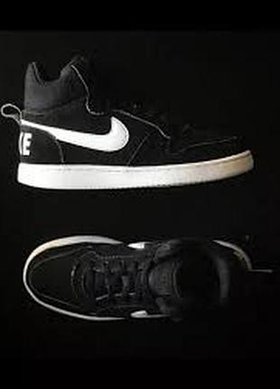 Кроссовки nike court borough mid кожа р.38 ст.24см орг