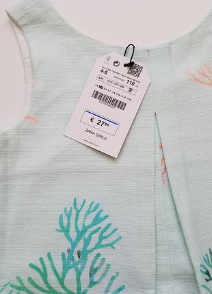 Платье для девочки zara 4