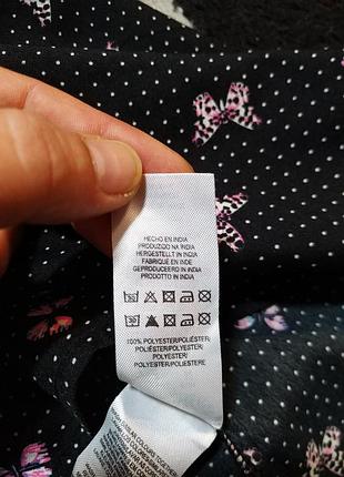 Брендова блуза в горох для дівчинки 12-13 р-primark 4