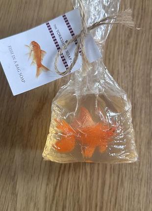 Сувенірне-подарункове  мило “рибка в пакеті»(fish in a bag novelty soap)