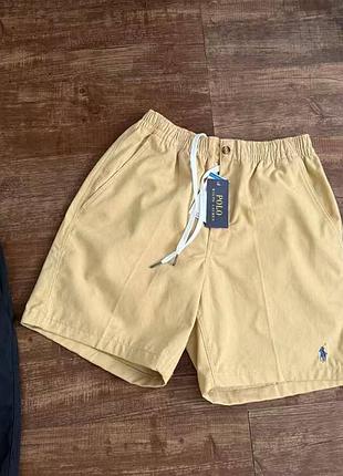 Шорти polo ralph lauren бежевого кольору, розміри m,l,xl