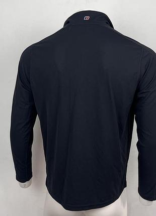 Лонгслив berghaus argentum 24/7 tech tee long sleeve half zip 2