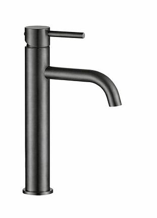 Смеситель для раковины vbi milano graphite высокий