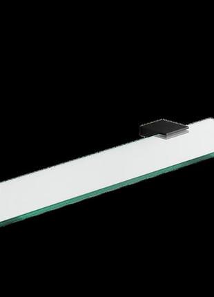 Полка настенная vbi neptune 520 мм прямоугольное стекло черная vbi-040509bl