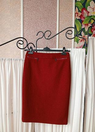 Красива тепла якісна юбка m&s collection with wool.