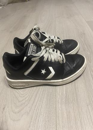 Кросівки converse кожані