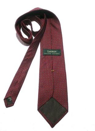 Шовкова краватка ручної роботи ralph lauren6 фото